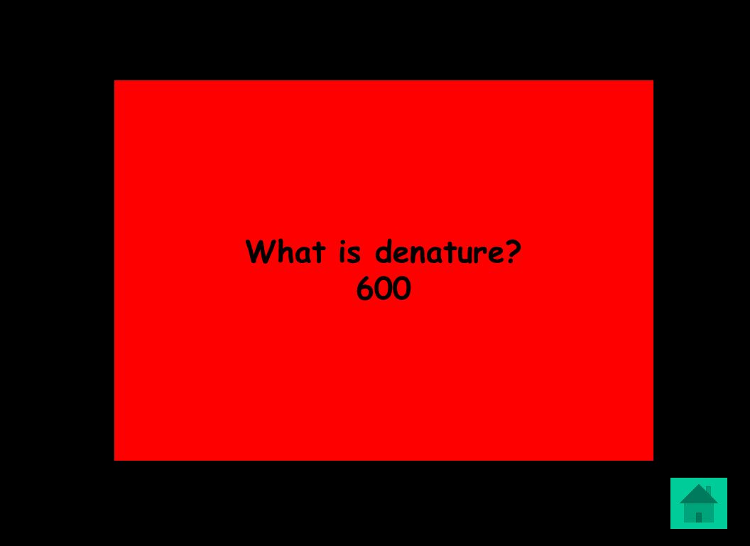 What is denature 600