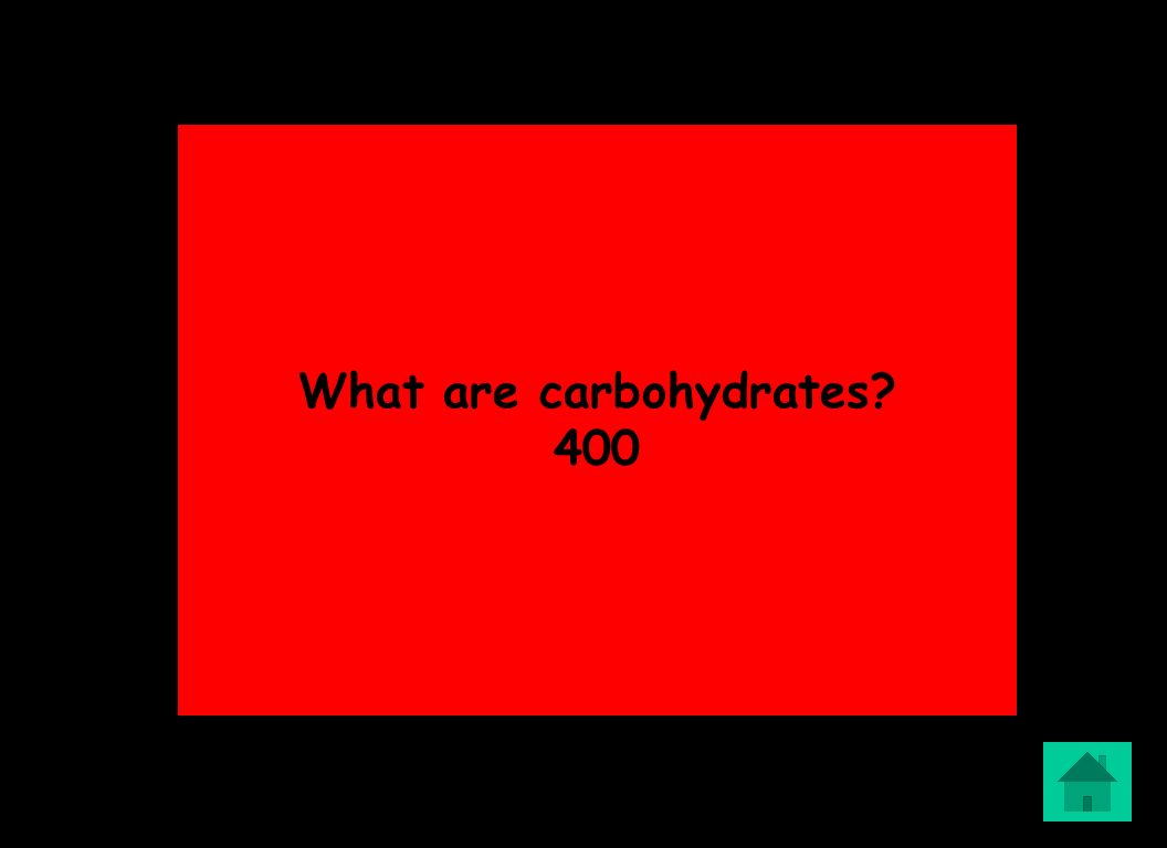 What are carbohydrates 400