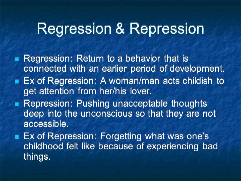 Repression psychology