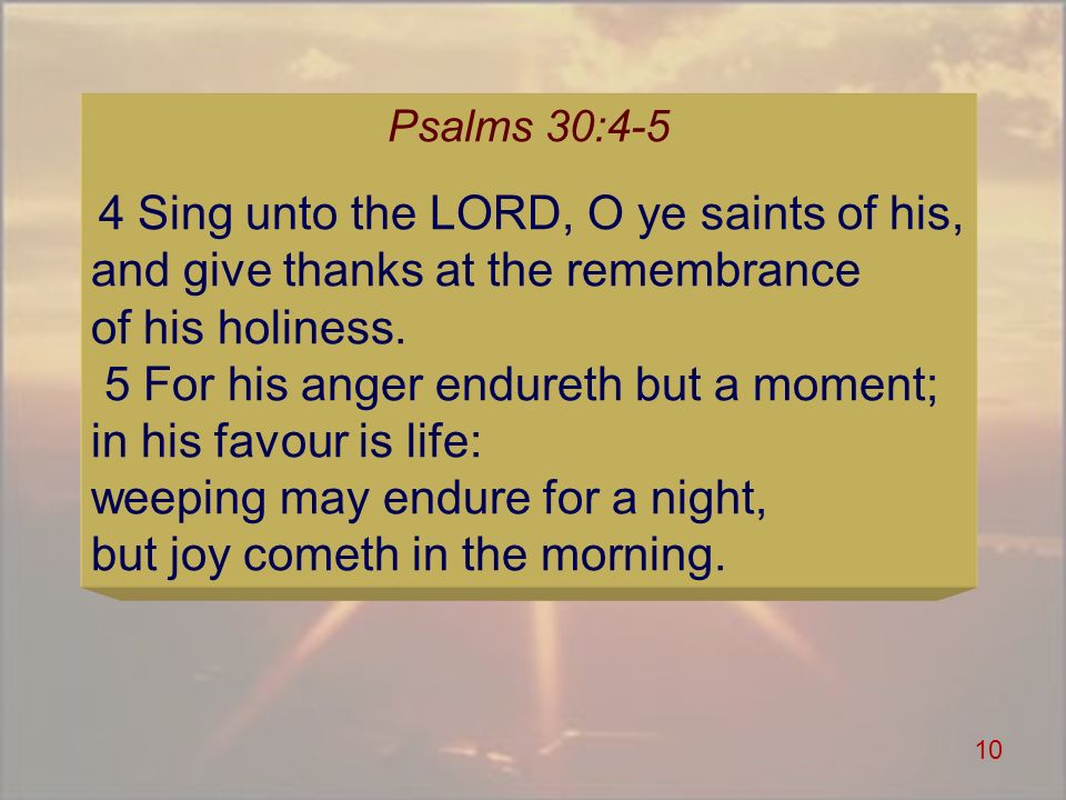 Psalm 305 By Ron Halbrook 2 Introduction 1 After Night