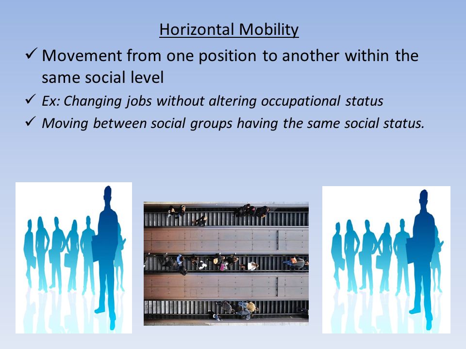 what is horizontal social mobility