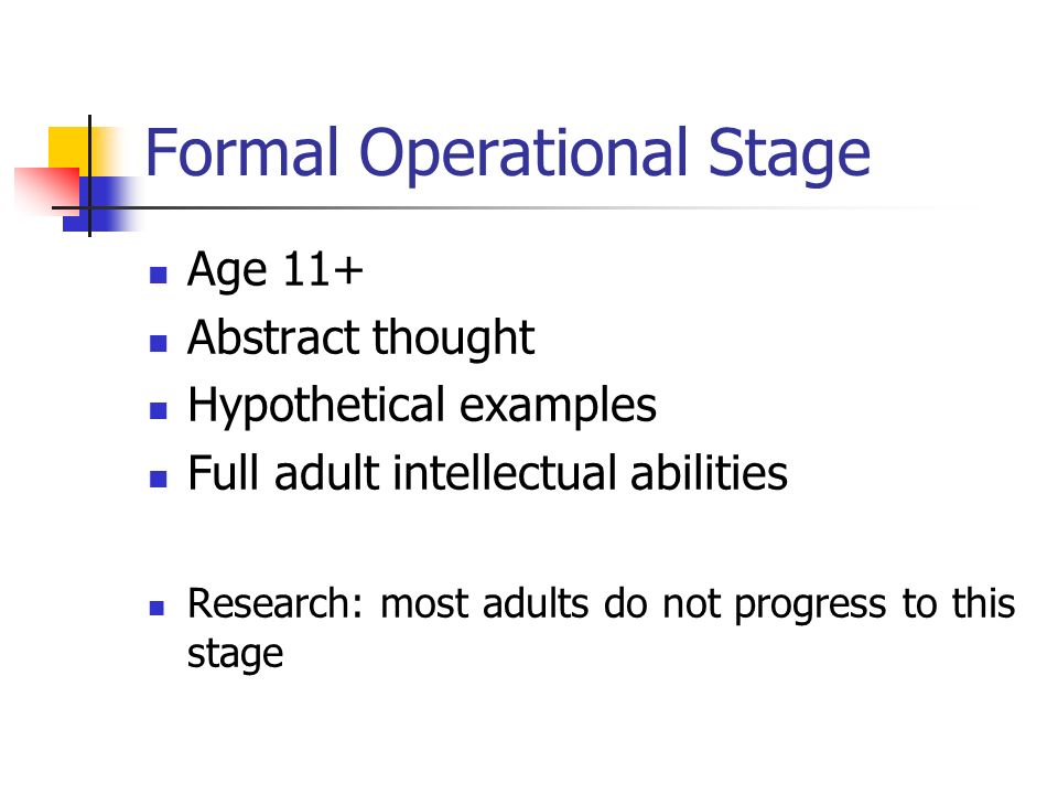 formal operational thought examples