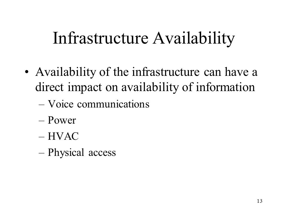 1 availability policy slides