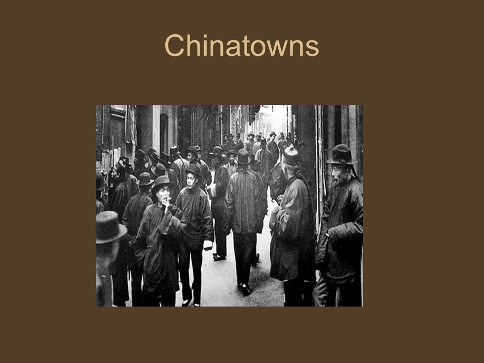 Chinatowns