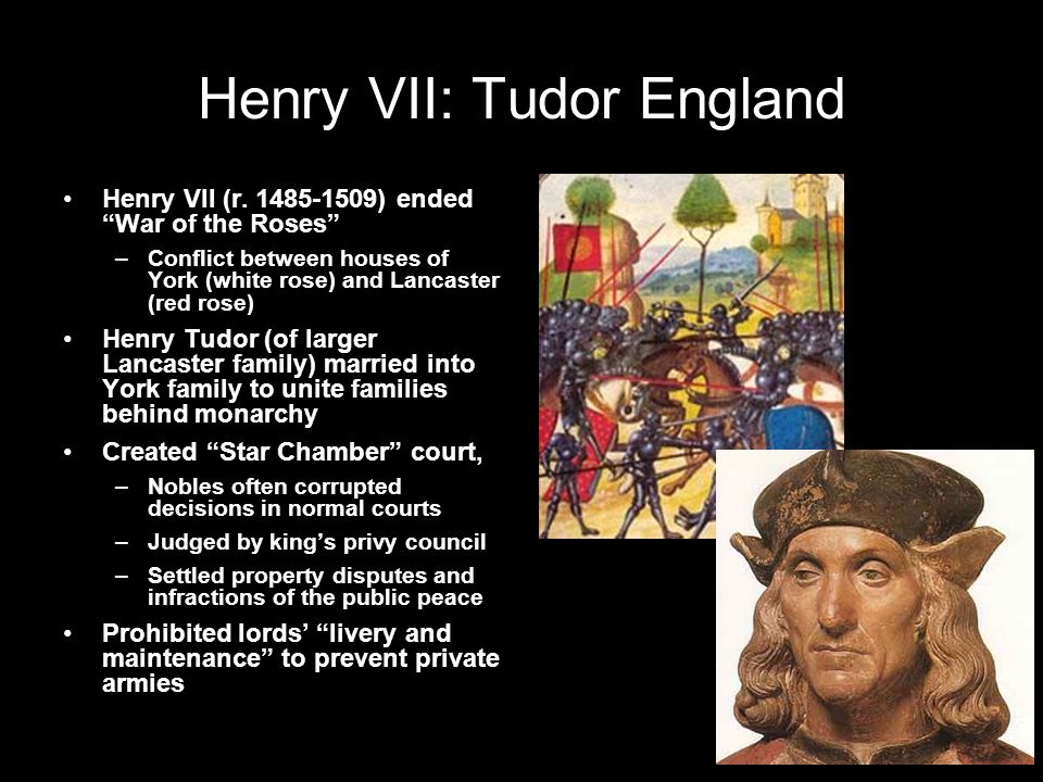 Henry VII: Tudor England Henry VII (r.
