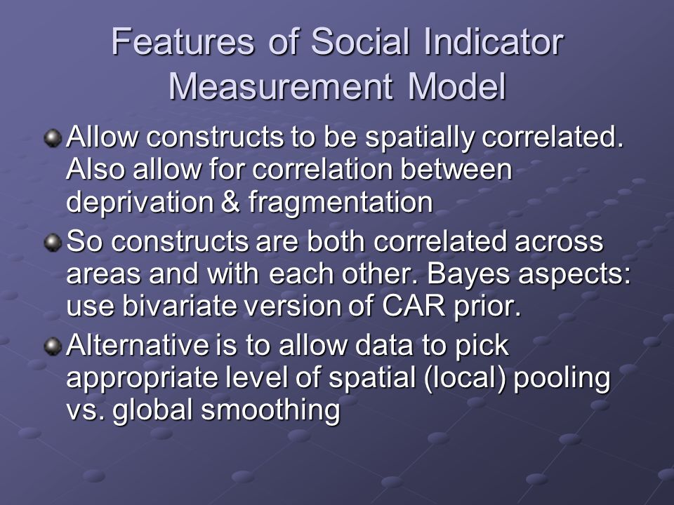 Spatial Structural Equation Models For Representing The Impact Of Area ...