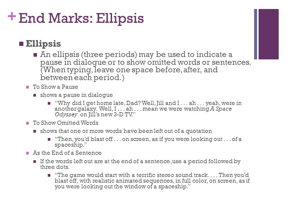 proofreading end marks end marks period period used to end a