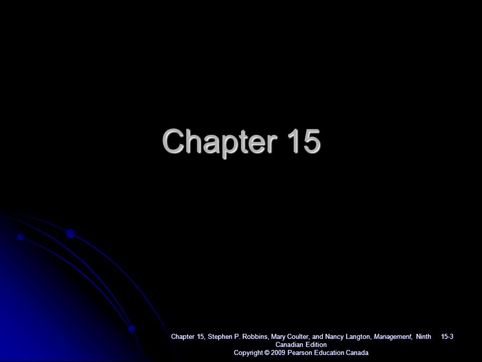 Chapter 15 Chapter 15, Stephen P.