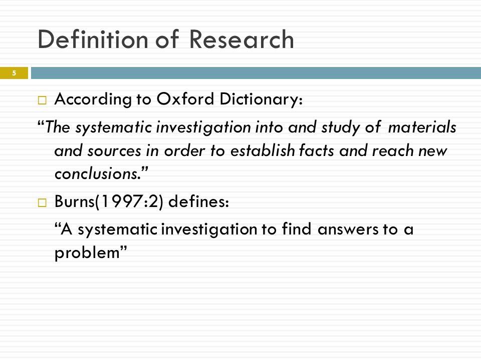 definition of research according to authors