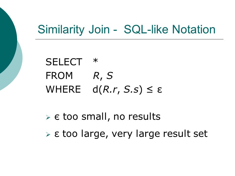 SEMILARITY JOIN COP6731 Advanced Database Systems. - ppt download