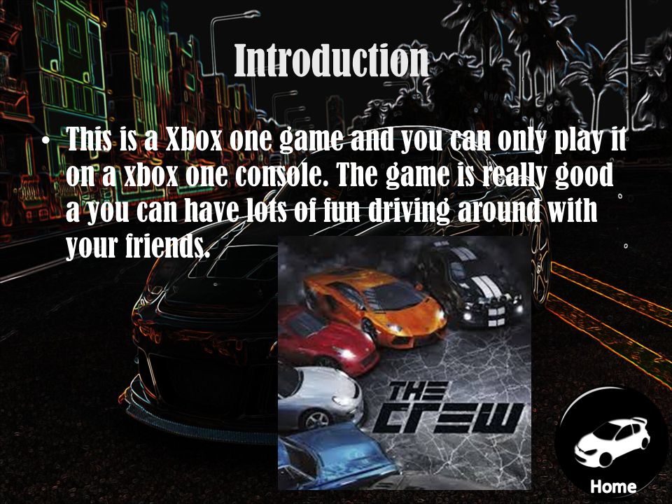 Xbox One The Crew By Jack Wonnacott Navigation Home What Car Are There In The Crew How Big Is The Map In The Crew What Can You Do In The Crew How