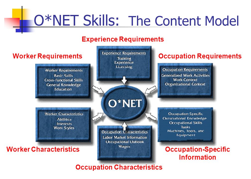 O*Net - Skill Information 