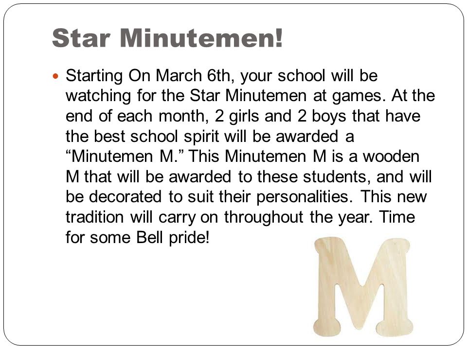 Star Minutemen.