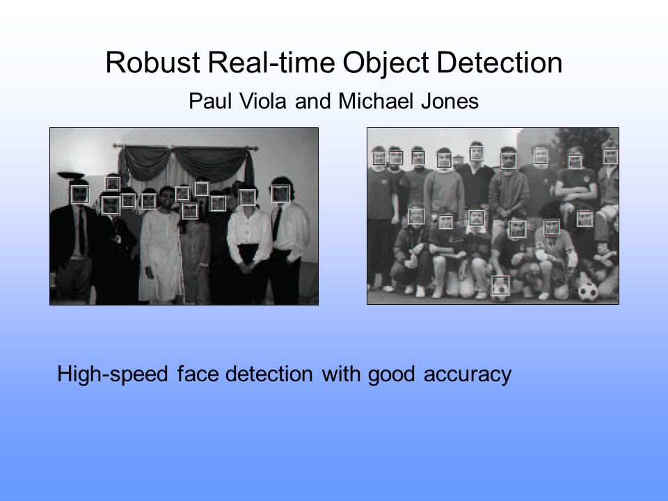 Object detection using the statistics of parts presented by nicholas