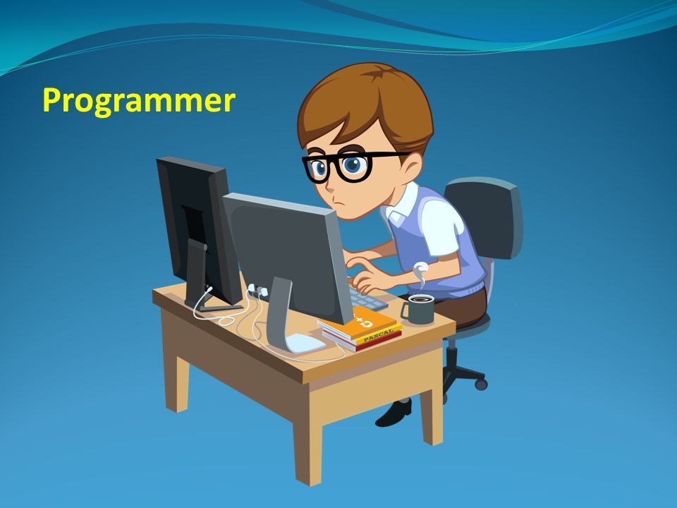 Разработчик какой предмет. Программист. Программист для презентации. Программист слайды для презентации. Презентация на тему программист.