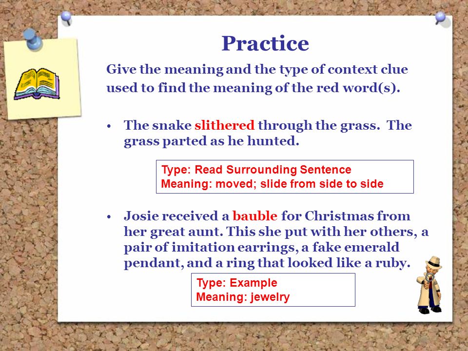 Context Clues Look For The Clues What Does Context Mean A Word S Context Is The Words Phrases And Sentences That Surround It If You Look Closely Ppt Download