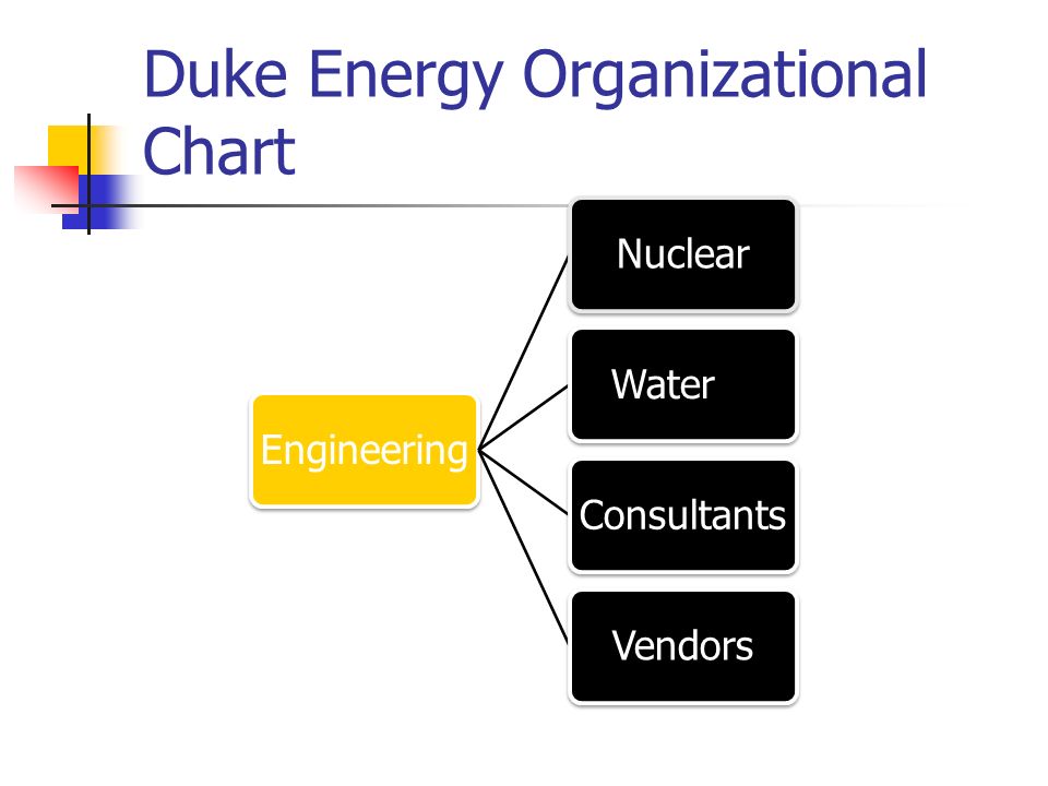 Duke Energy Organizational Chart