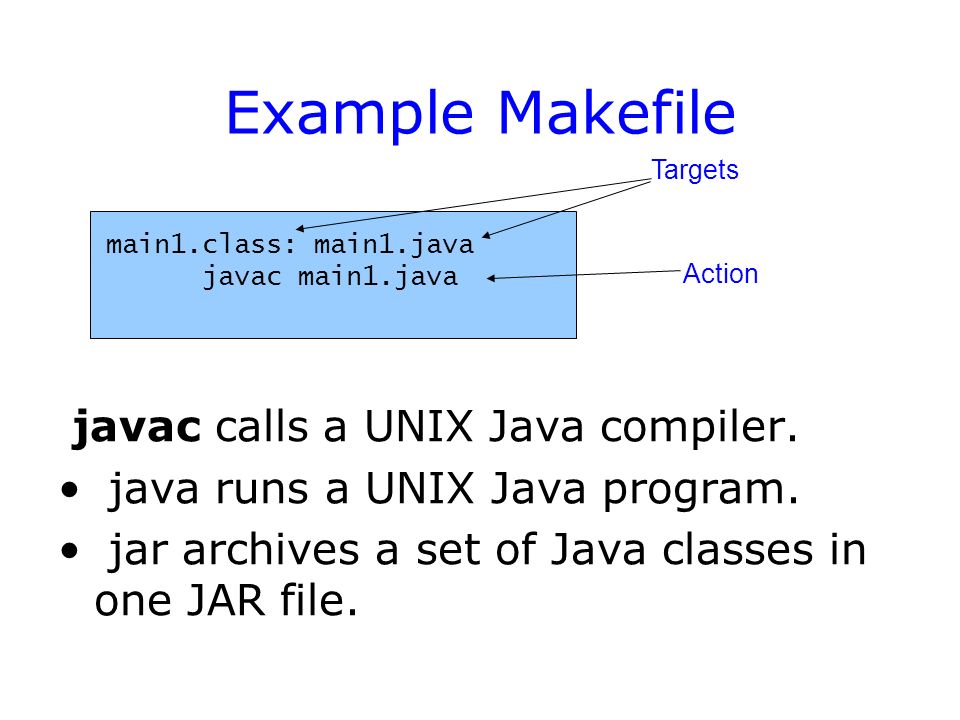 compiling java in unix