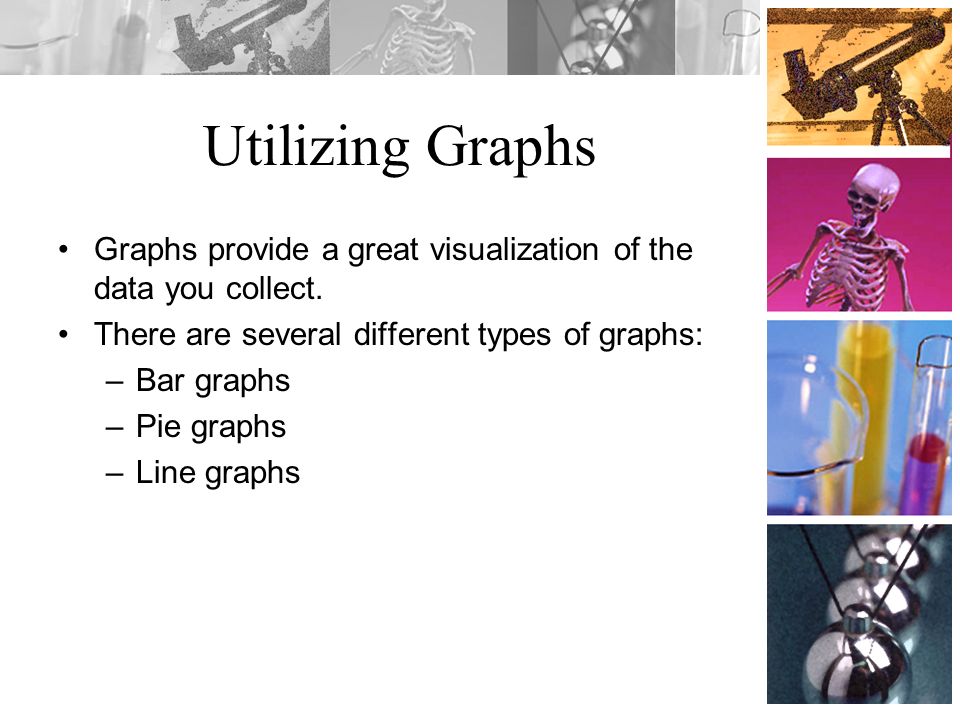 Utilizing Graphs Graphs provide a great visualization of the data you collect.