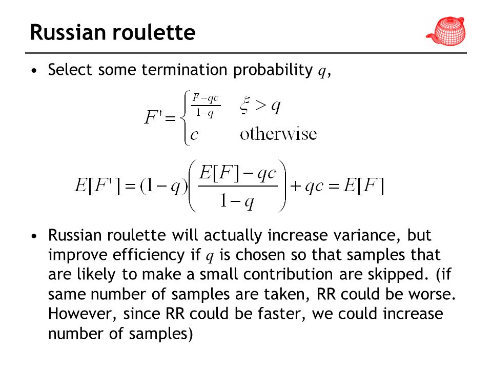 RR Definition: Russian Roulette