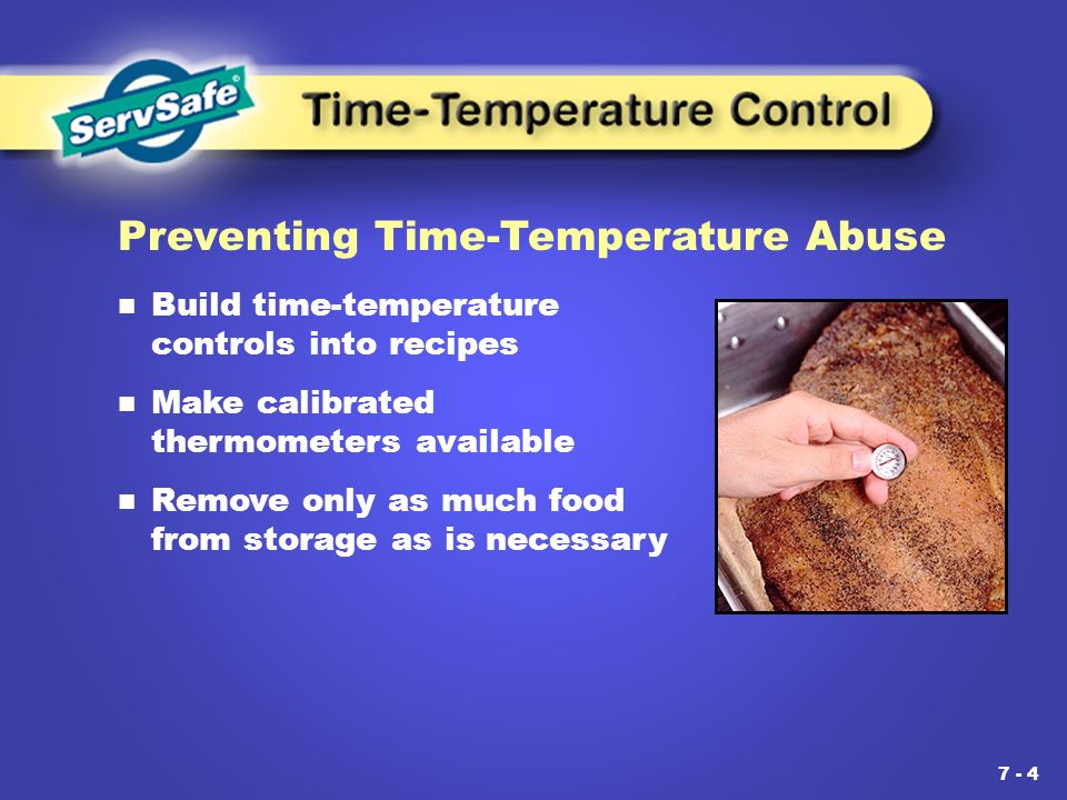 How to prepare Time and Temperature Control Foods