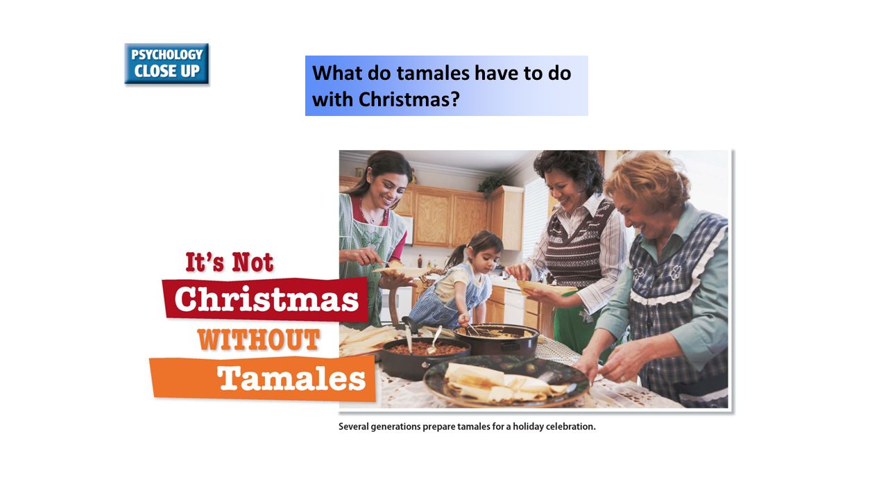 What do tamales have to do with Christmas