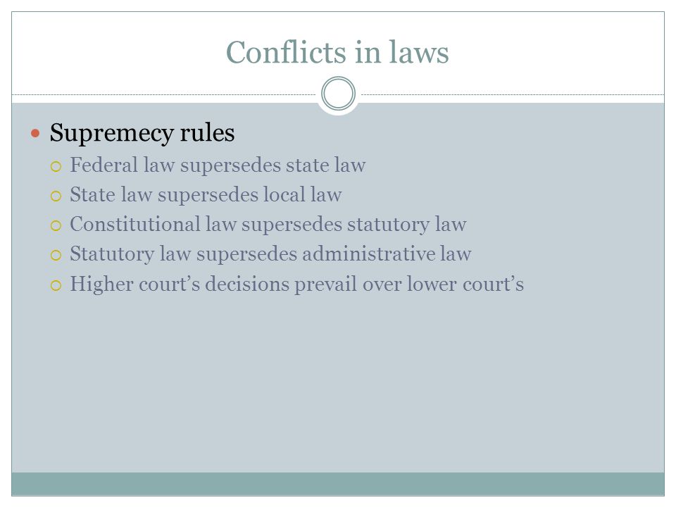 Laws Congress passes federal laws called statutes State legislatures pass state laws called statutes Local governments pass ordinances Case Law  When an appellate court hears an appeal the opinion may state new or more appropriate rules to be used in deciding the case and others like it – referred to as case law.