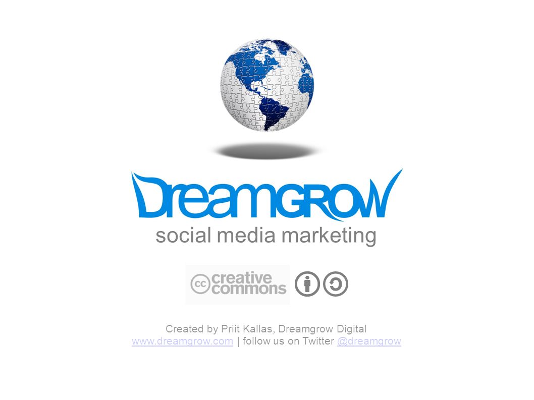 social media marketing Created by Priit Kallas, Dreamgrow Digital   | follow us on Twitter