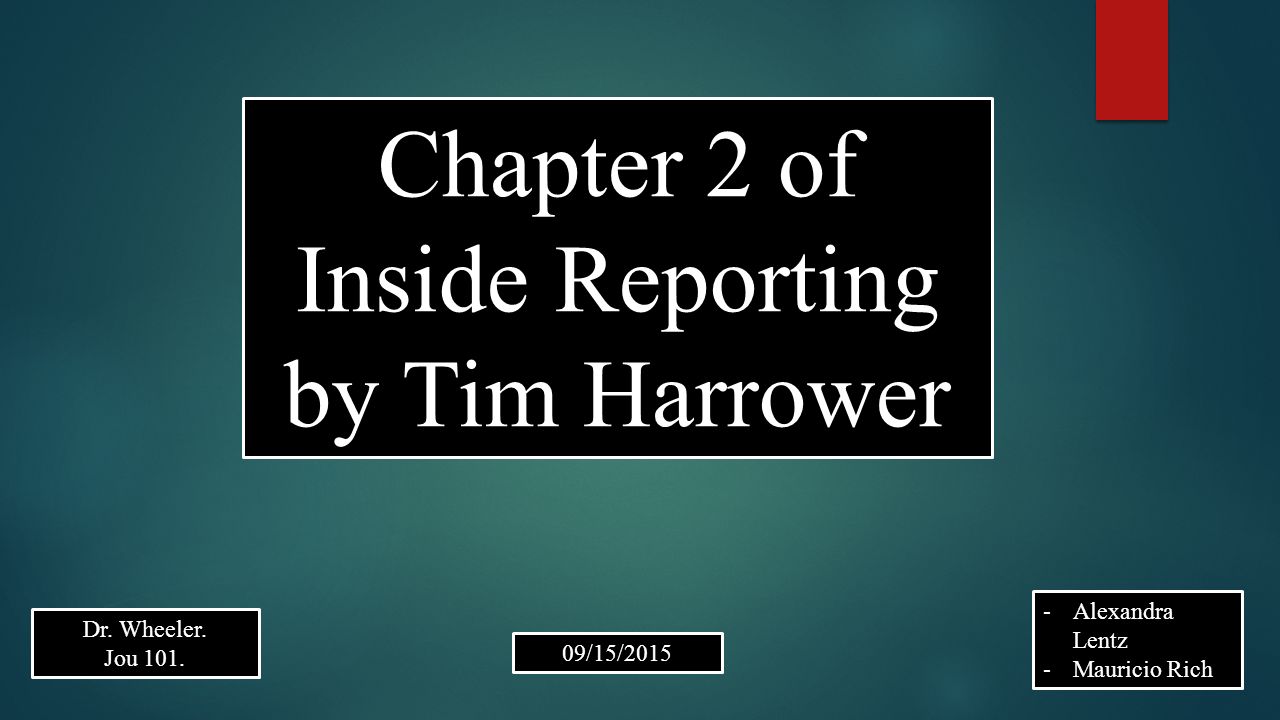 inside reporting harrower
