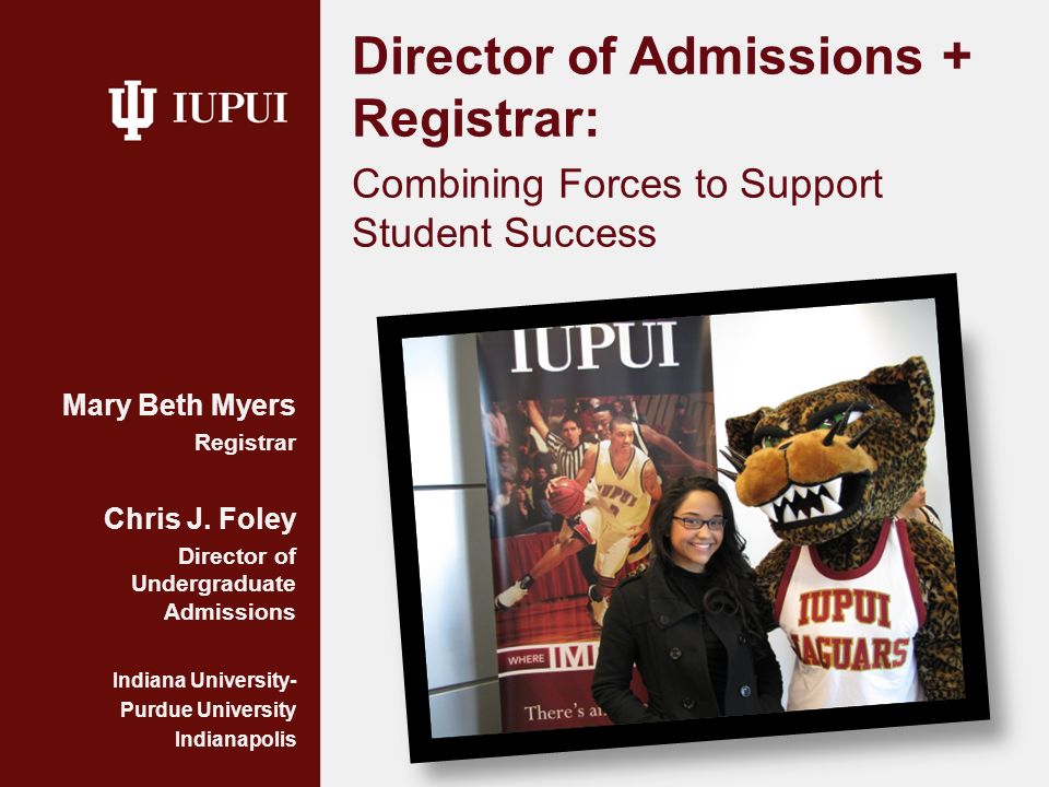 Director Of Admissions Registrar Combining Forces To Support Director Of Admissions Registrar Combining Forces To Support Student Success Mary Beth Myers