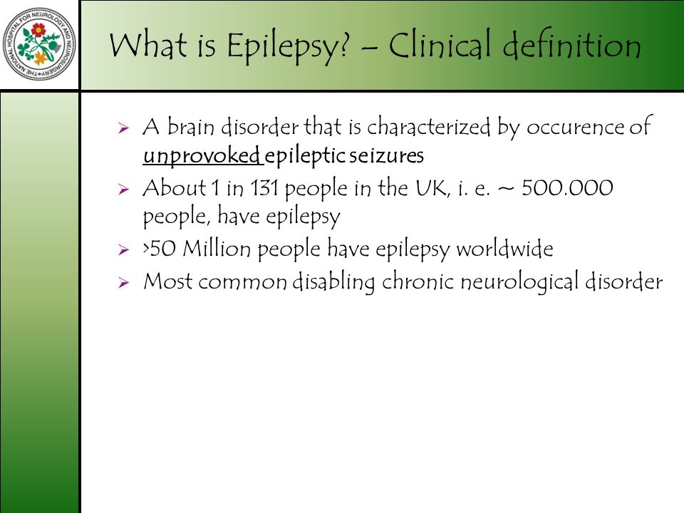 disabling seizures definition
