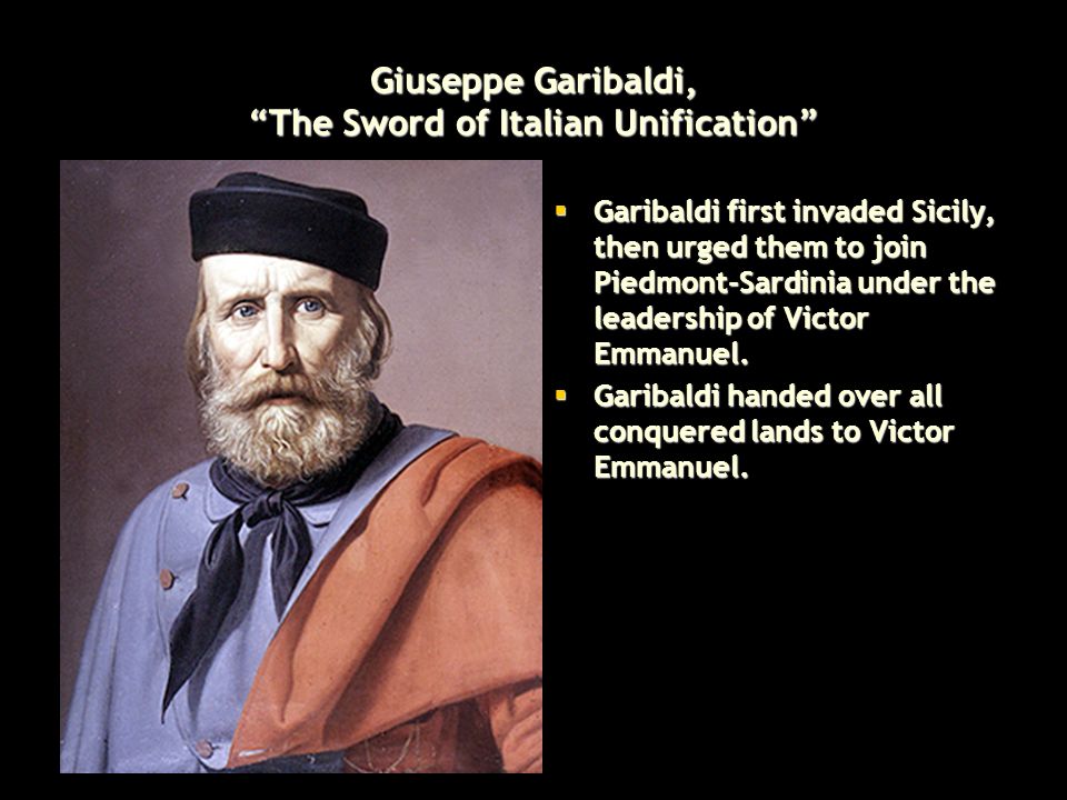 The Unification of Italy and Germany GaribaldiBismarck. - ppt download