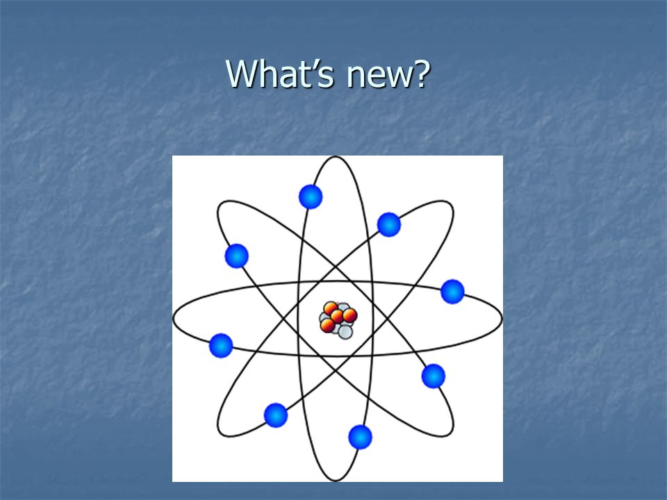 The new atomic model- a dense, positively charged nucleus in the center surrounded by electrons