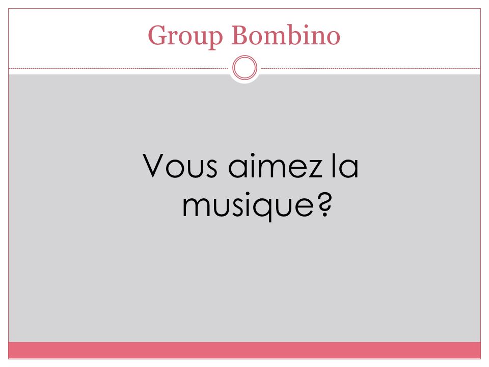 Group Bombino Vous aimez la musique