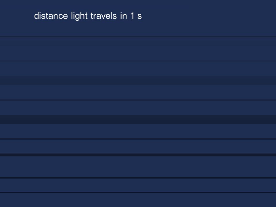 distance light travels in 1 s300,000 km/s x 60 s in 1 minx 60 s/min 18,000,000 km/min x 60 min in 1 hrx 60 min/hr 1,080,000,000 km/hr x 24 hr in 1 dayx 24 hr/day 25,920,000,000 km/day x days in 1 yearx days/yr 9,467,280,000,000 km/yr=1 ly x 4.3 ly to Earth from PCx 4.3 ly distance to Proxima Centuari40,709,304,000,000 km
