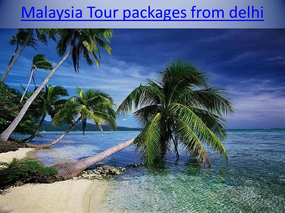 Malaysia Tour packages from delhi