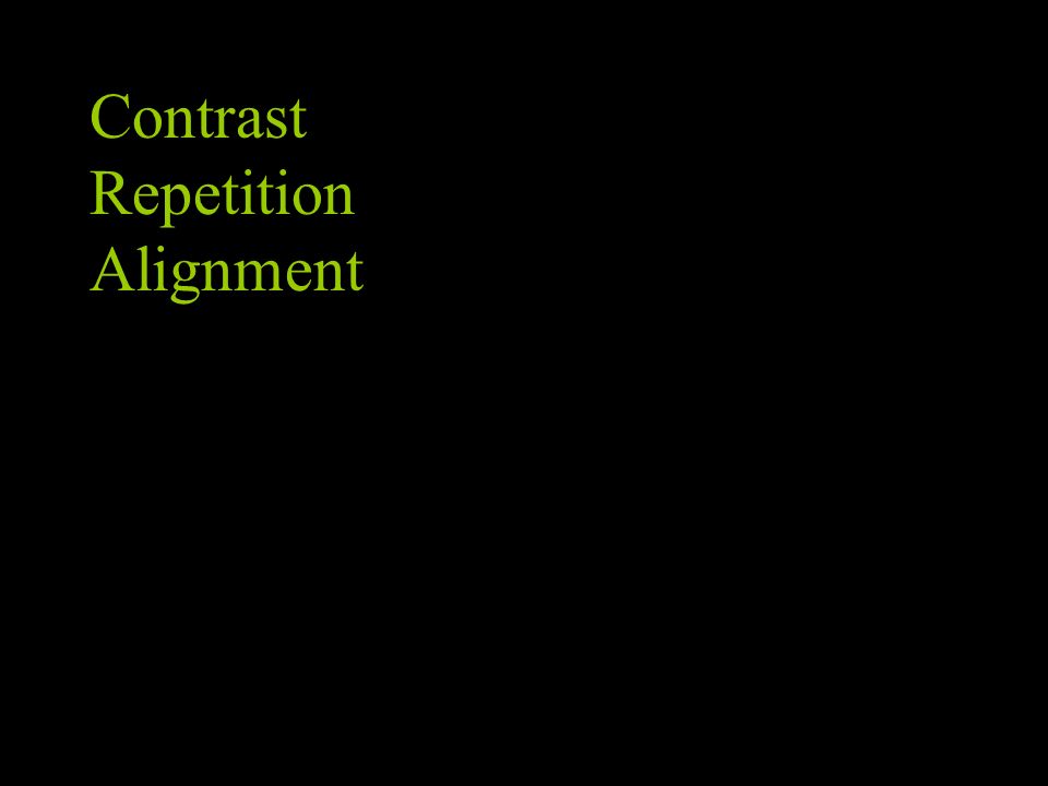 Contrast Repetition Alignment
