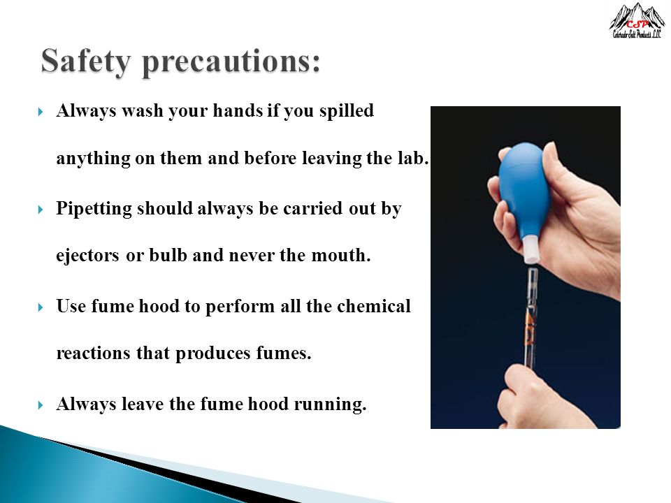 laboratory safety this policy is intended to outline the general lab safety guideline