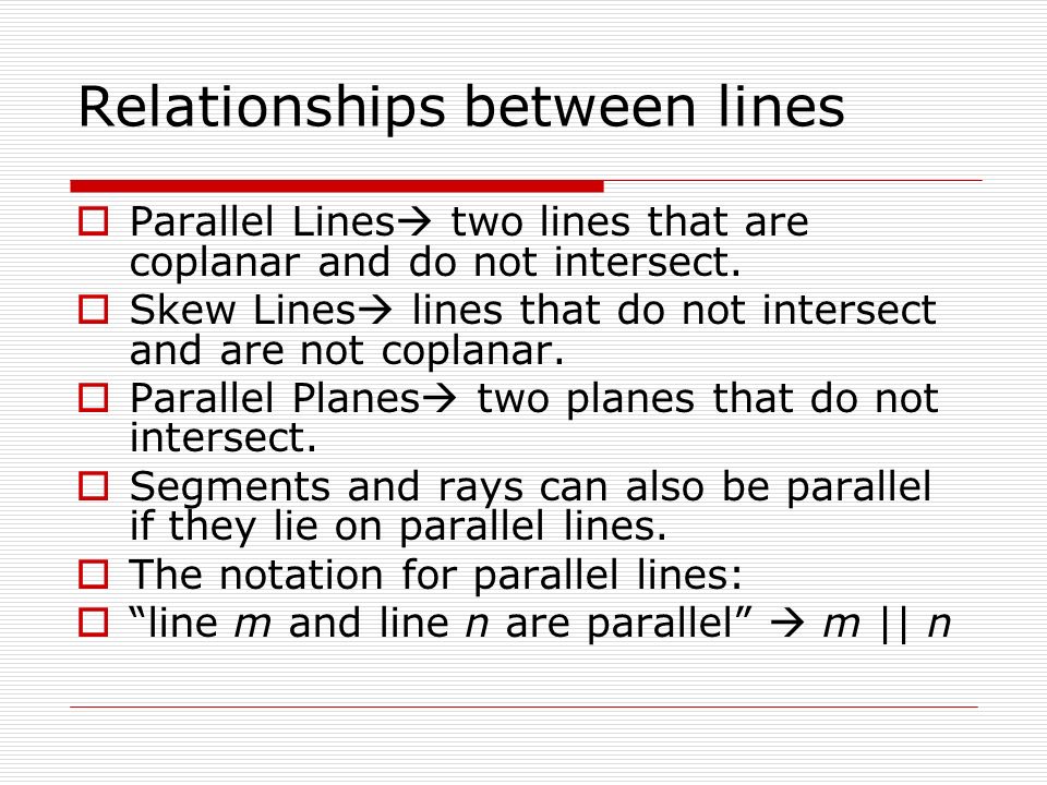 Lines and between angles relationship Angle Relationships