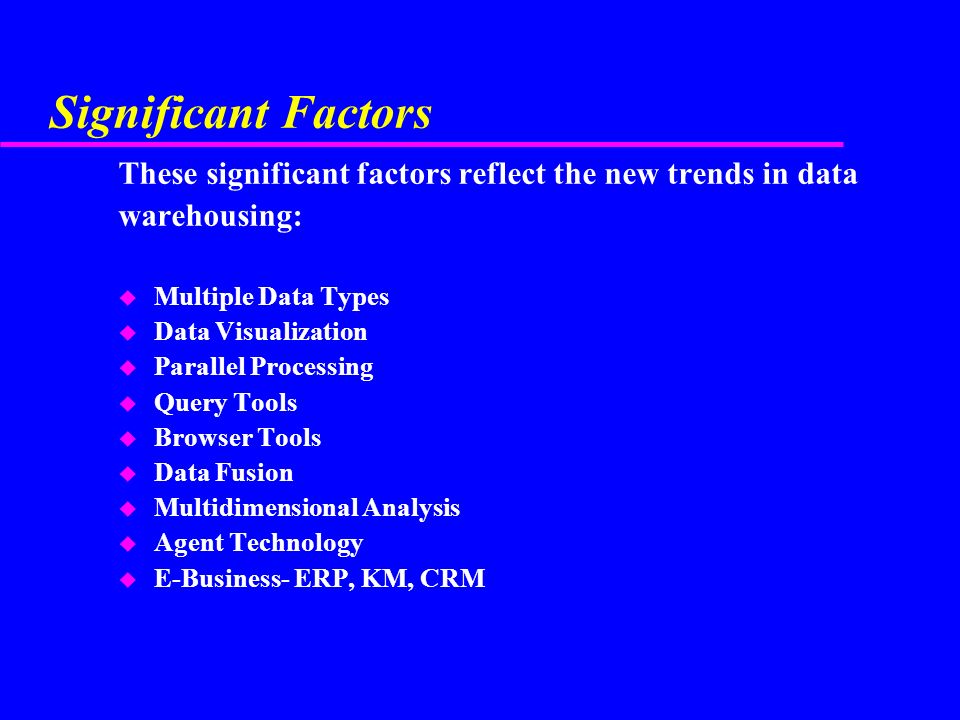 New Trends in Data Warehousing and Data Analysis