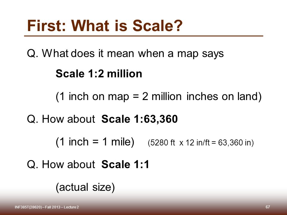 First: What is Scale. Q.