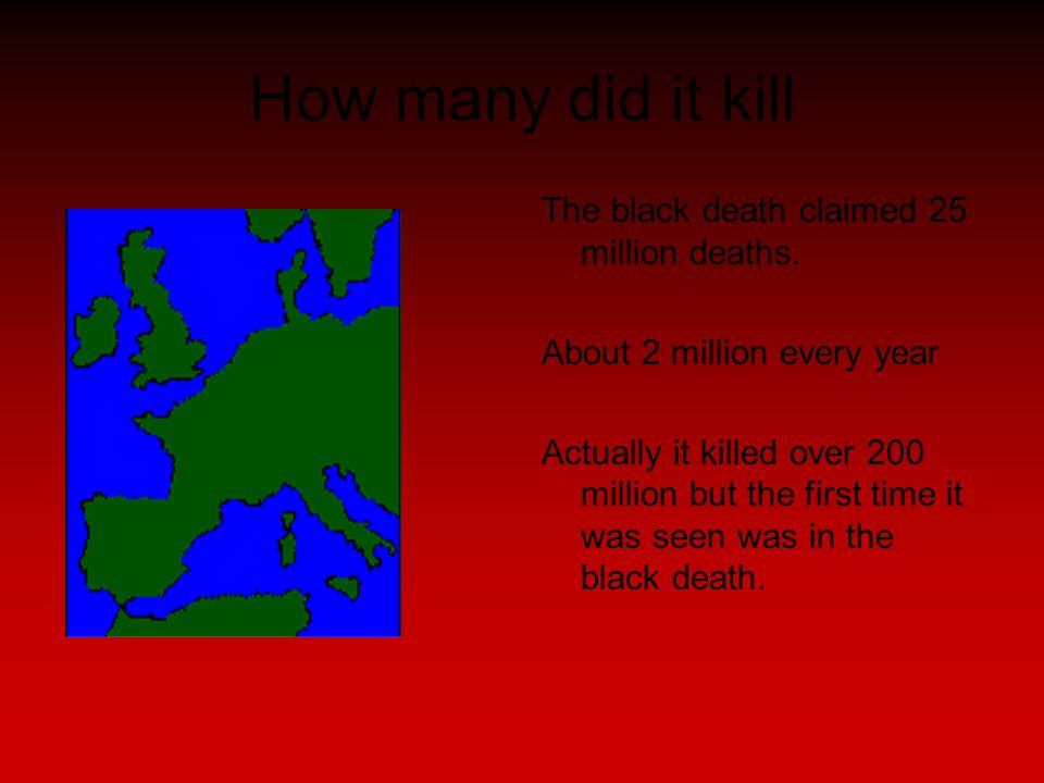 how much people did the black death kill