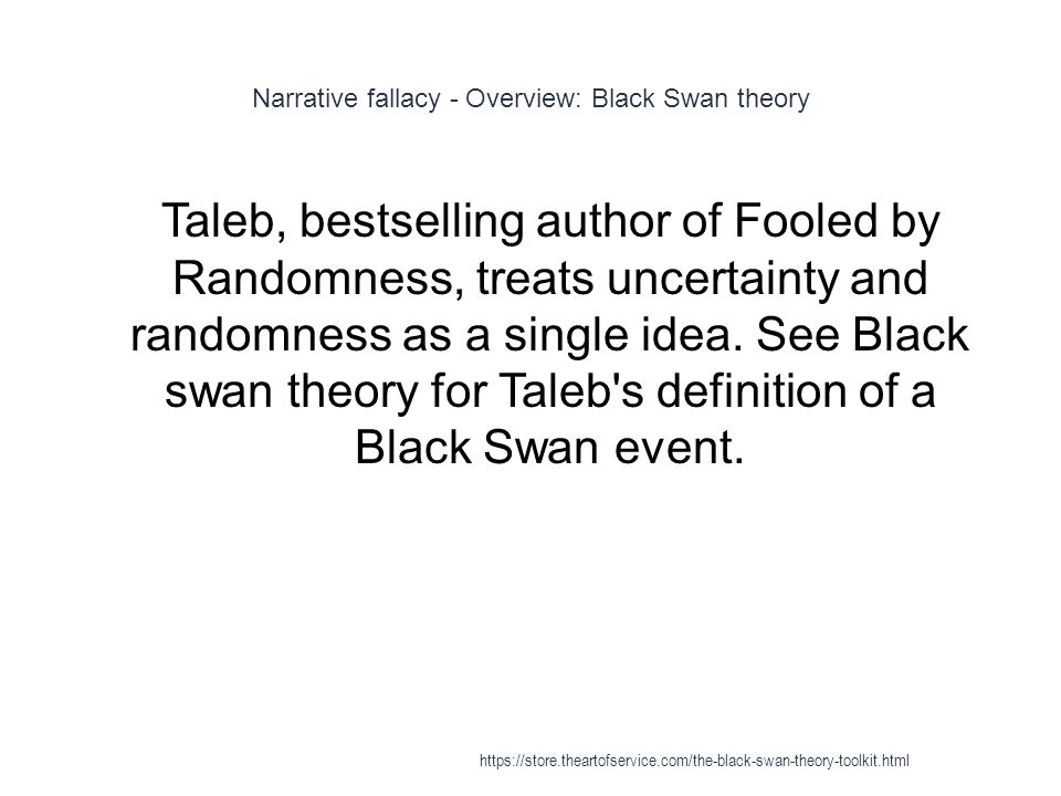 kaskade træk uld over øjnene sporadisk Black Swan Theory - ppt download