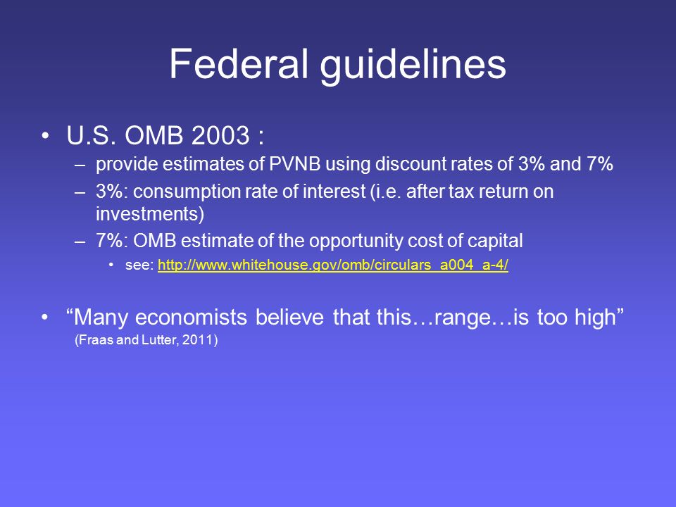 Federal guidelines U.S.