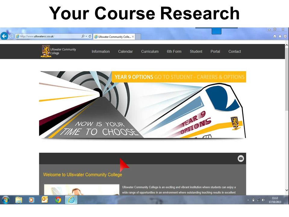 Your Course Research