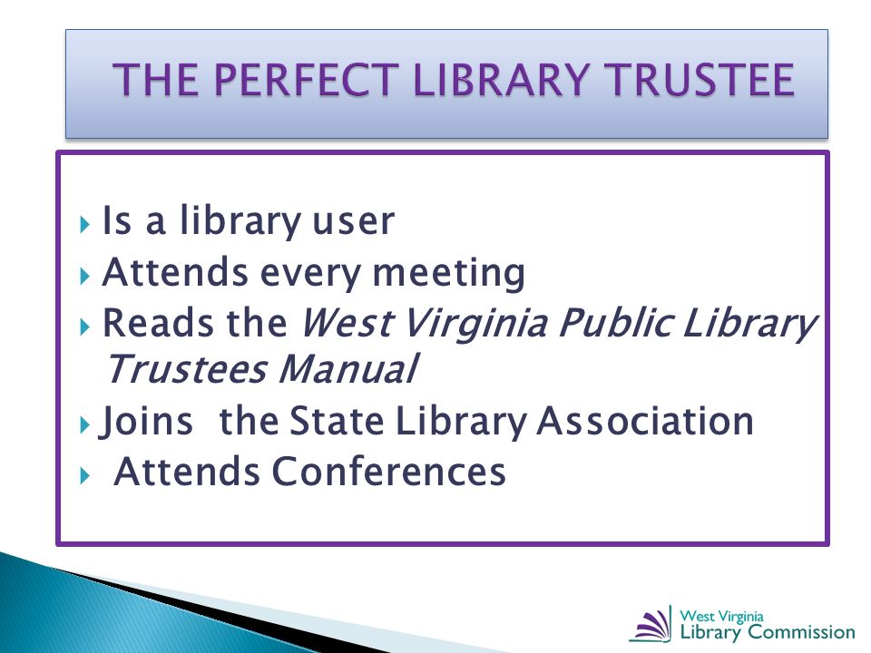 I said yes now what do i do an orientation for new trustees wvla