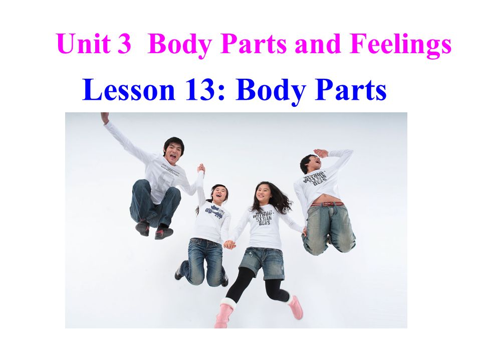 Unit 3 Body Parts and Feelings Lesson 13: Body Parts