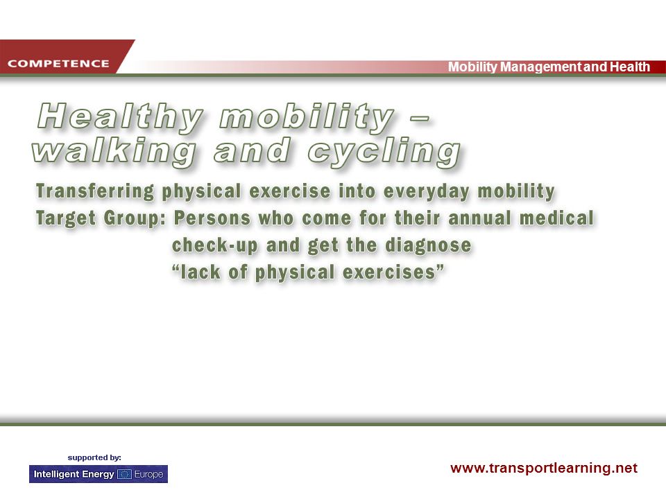 Mobility Management and Health
