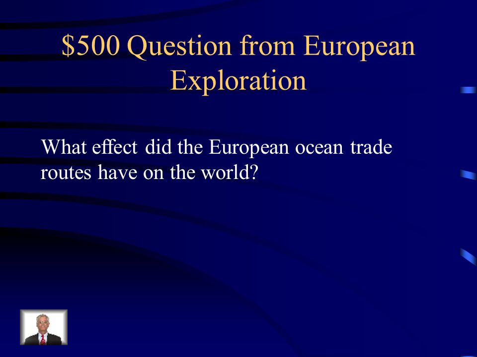 $400 Answer from European Exploration Slave Trade