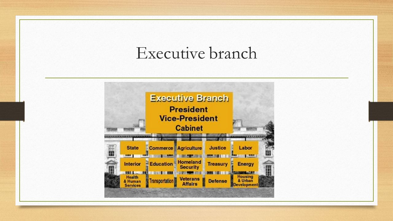 Executive branch